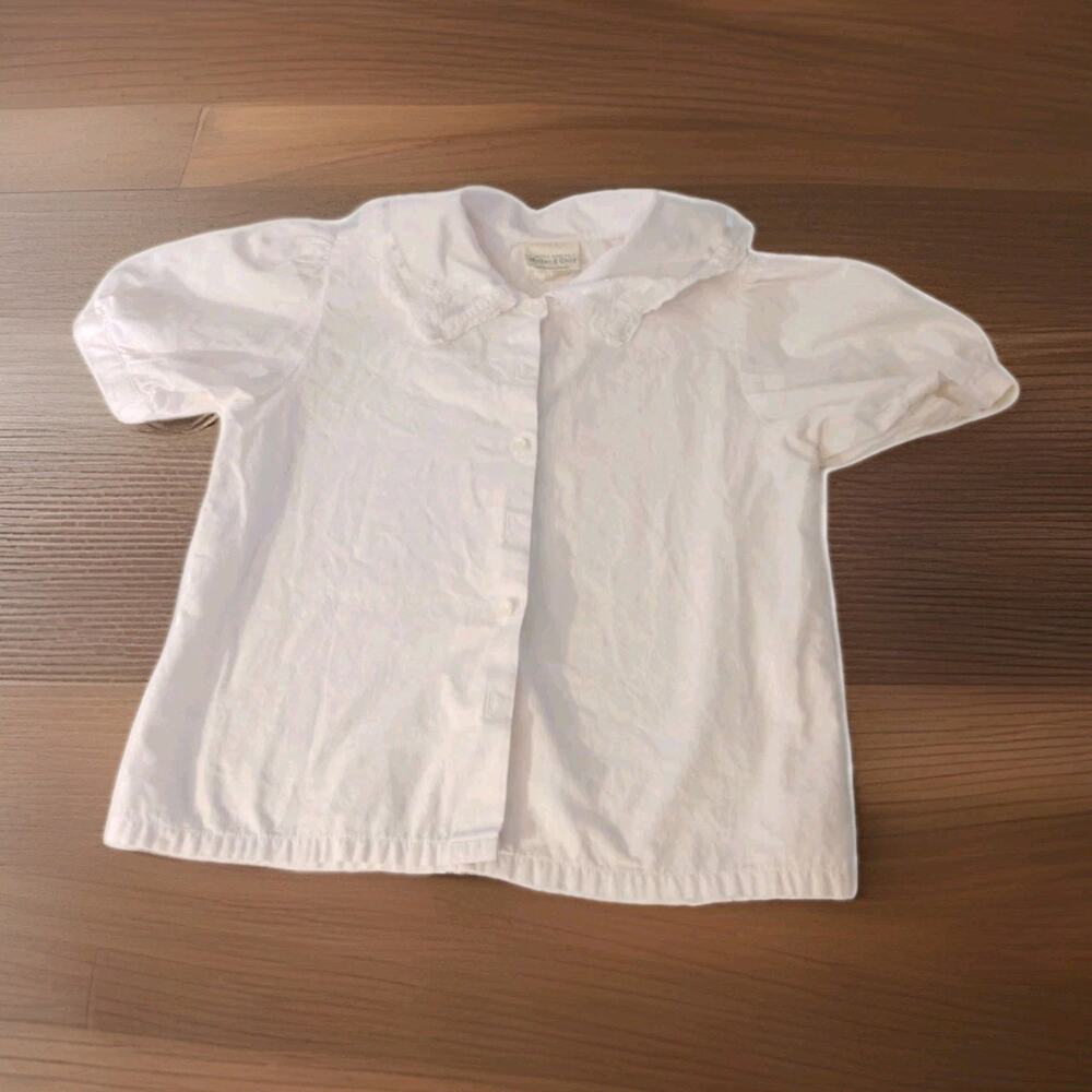 Vintage Laura Ashley Mother Child White Blouse